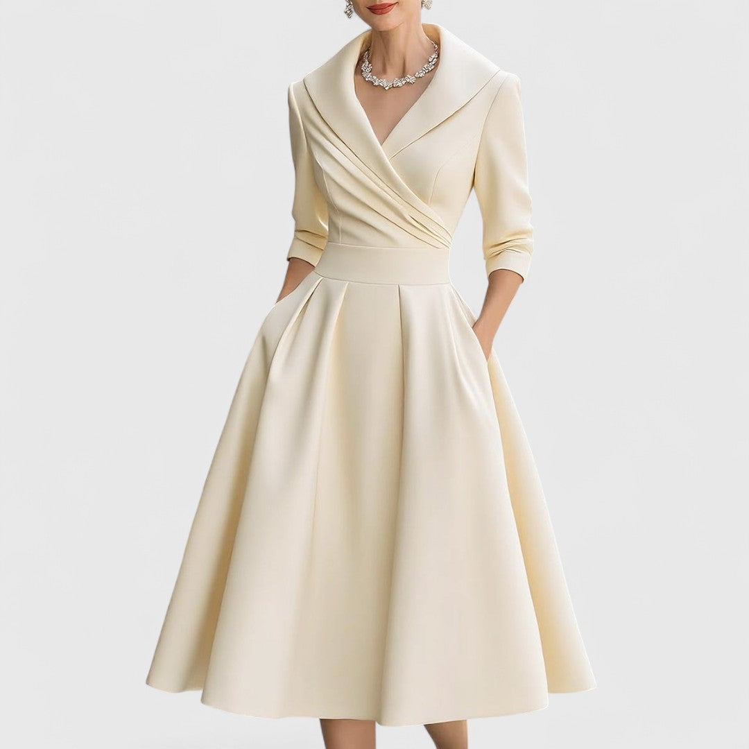 Aistė™ – Elegantiška Midi Suknelė