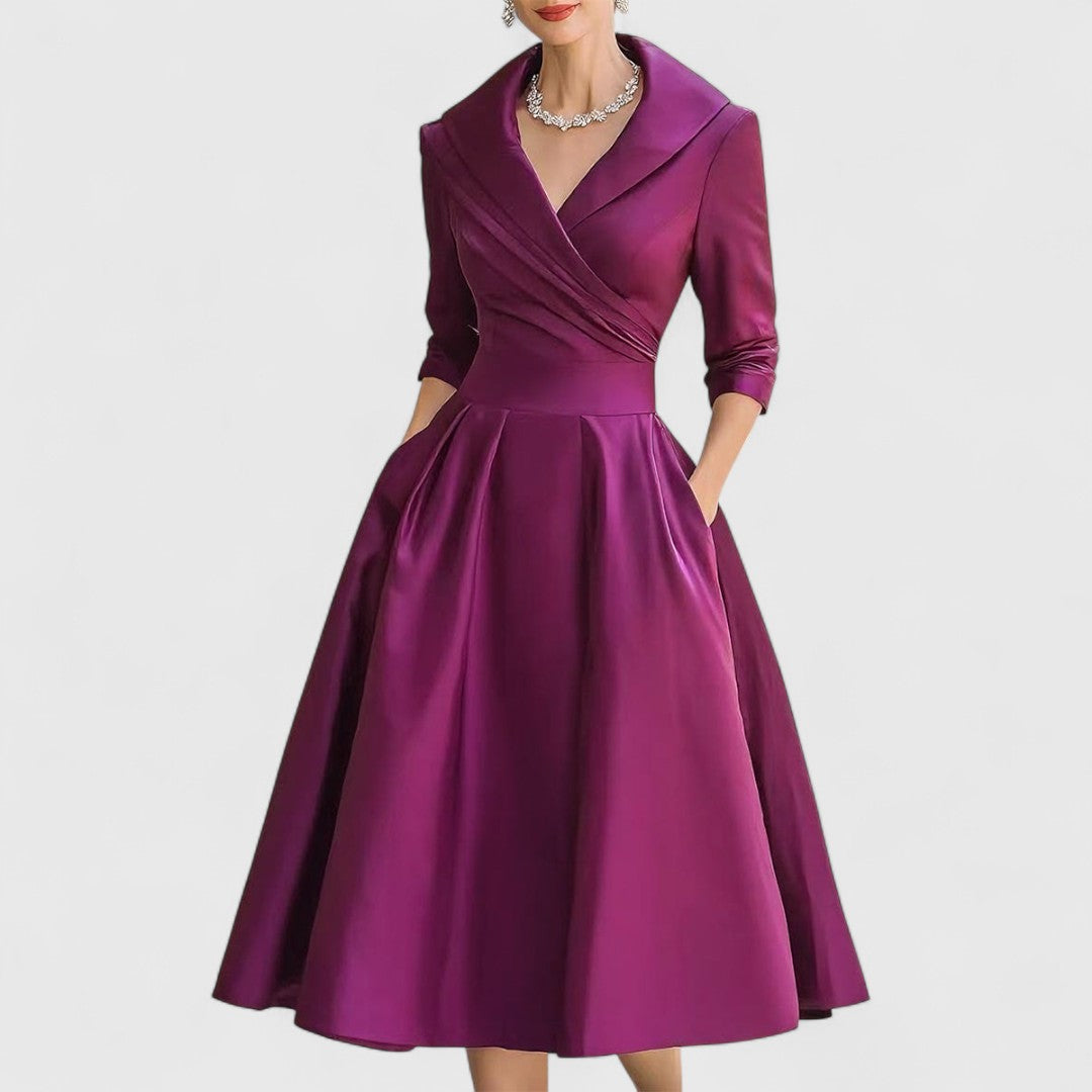 Aistė™ – Elegantiška Midi Suknelė