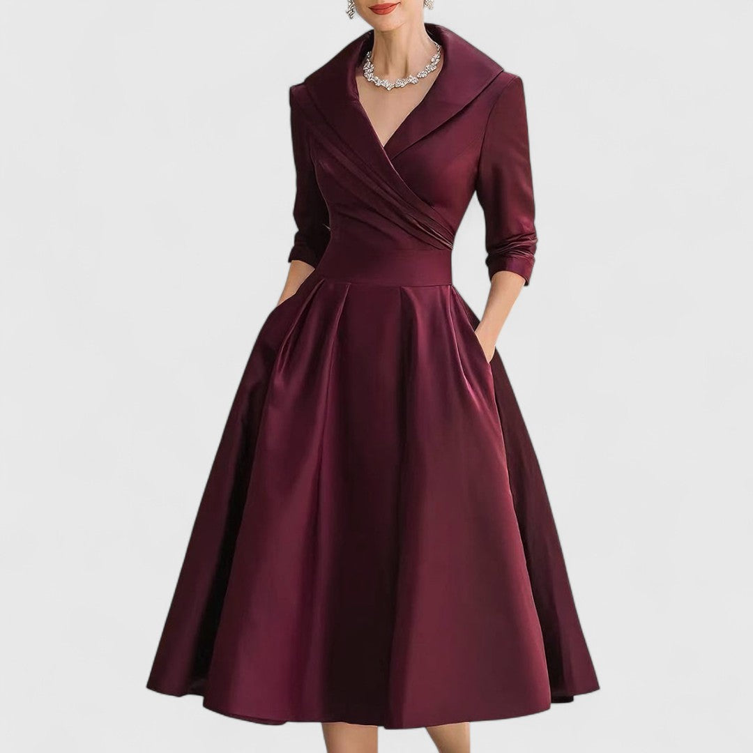 Aistė™ – Elegantiška Midi Suknelė