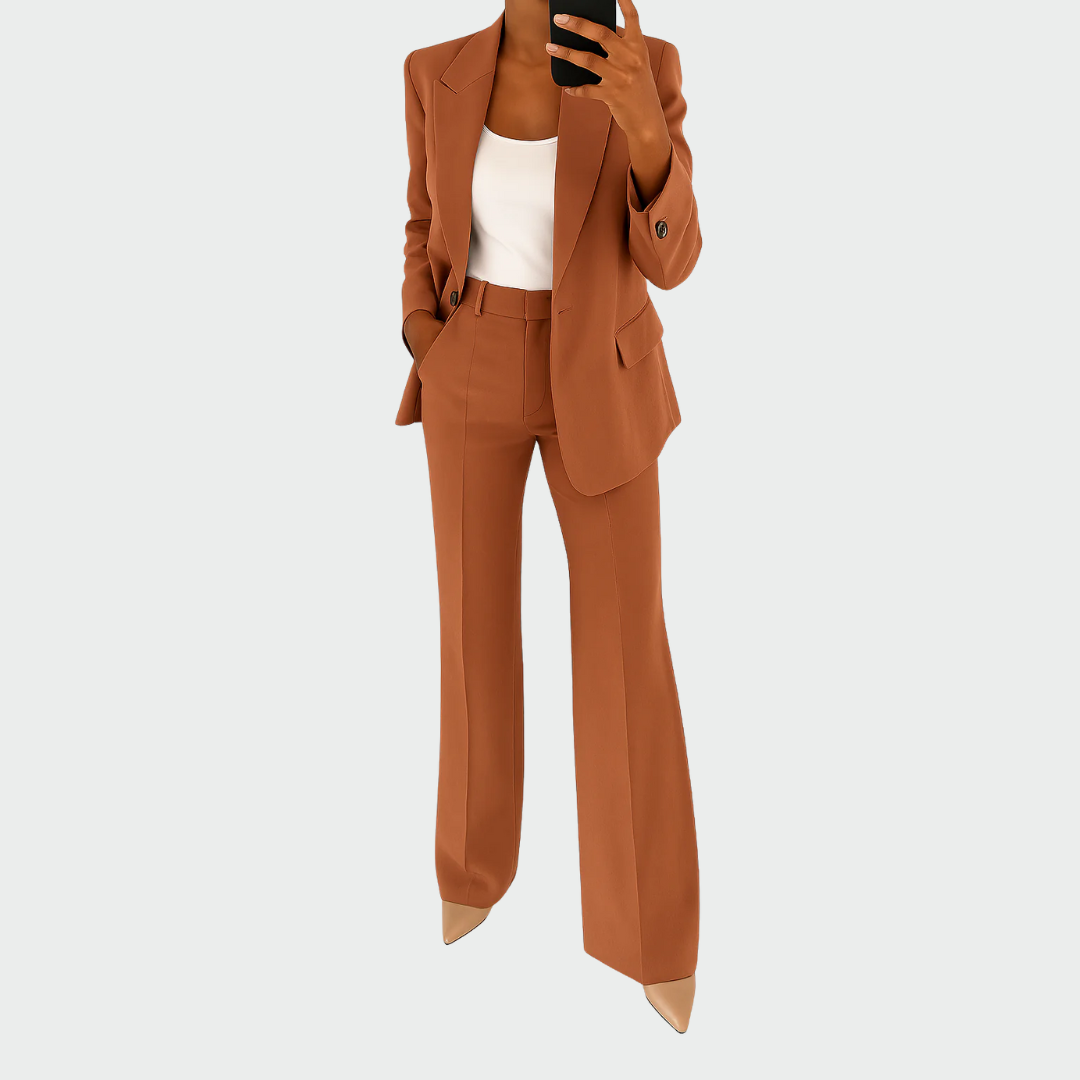 Sofija™ – Elegantiškas dviejų dalių tweed kostiumas