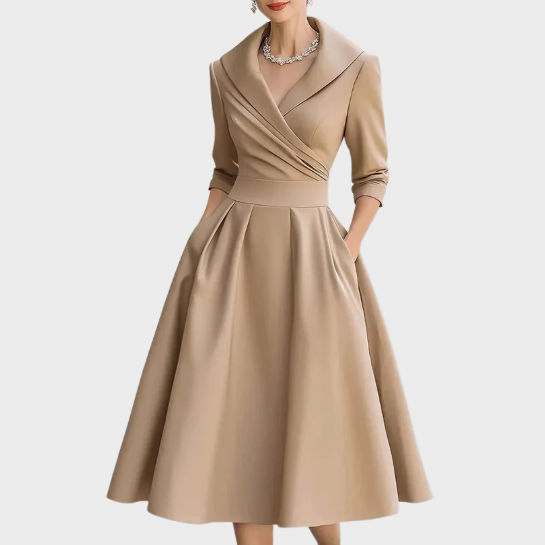 Aistė™ – Elegantiška Midi Suknelė
