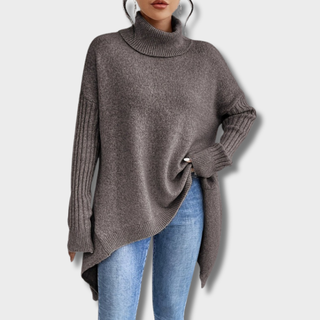 Natalija™ – Oversized polo marškiniai