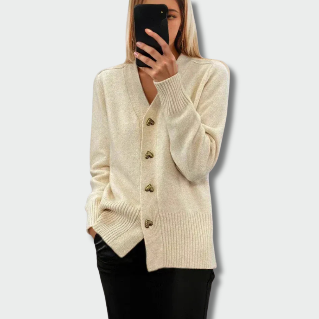 Rūta™ – Elegantiškas Rudens Kardiganas